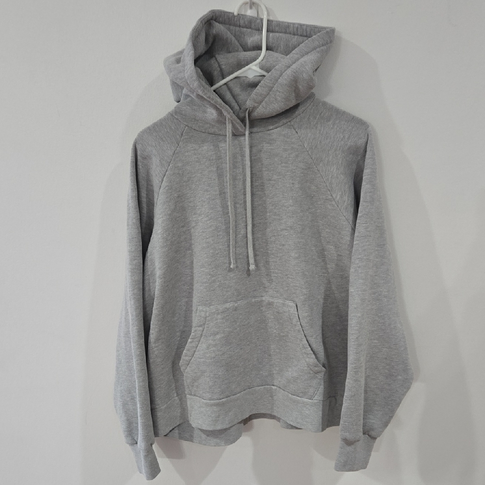 All Saints Sz Medium Womens Light Gray Hoodie
